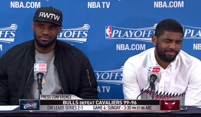 Kyrie Irving can't believe it.  (NBA TV)