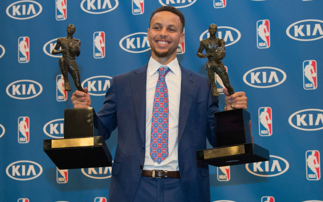 Curry is first unanimous NBA MVP, takes honor again