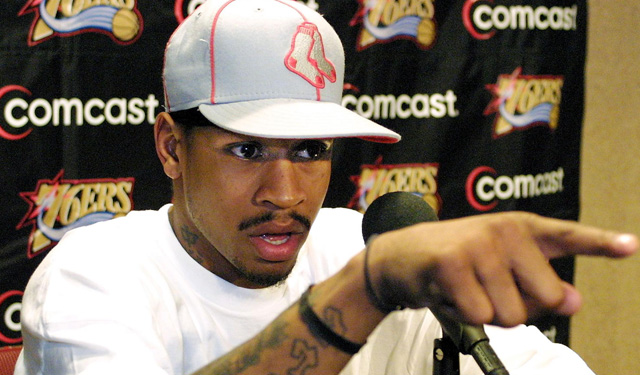 Allen Iverson admits one of his tattoos is just covering up an older, less  interesting tattoo - The Washington Post