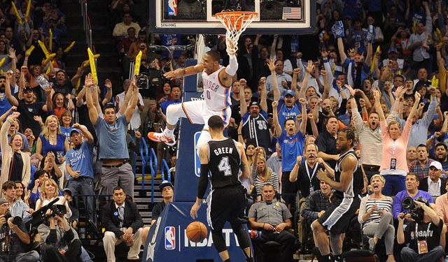 Will the Thunder's athleticism be too much for the Spurs? (USATSI)