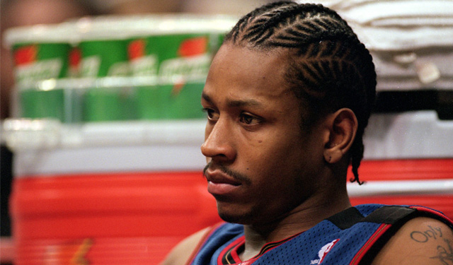 Allen Iverson's most infamous moment was full of pain. (Getty)