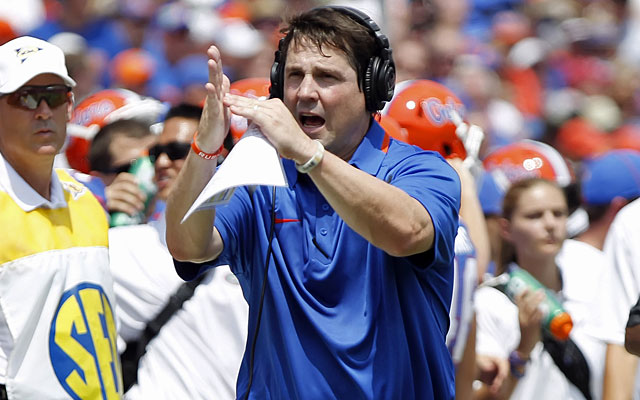 Will Muschamp's Gators lost to an FCS team (Georgia Southern) for the first time in school history. (USATSI)