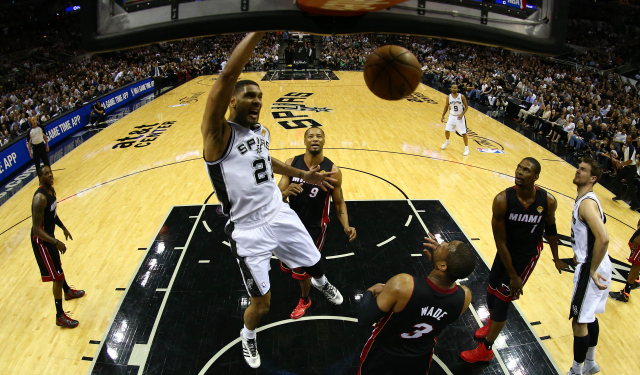 No one has recorded more playoff double-doubles than Tim Duncan.