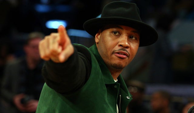 Carmelo Anthony means business. (USATSI)