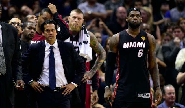 LeBron James and the Heat face an uncertain future.  (USATSI)