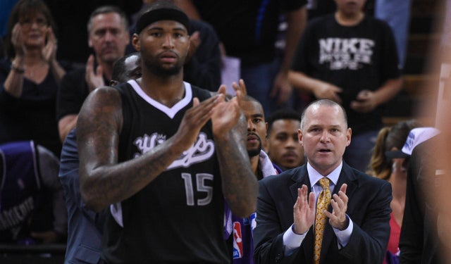 DeMarcus Cousins says Michael Malone is a great man.  (USATSI)