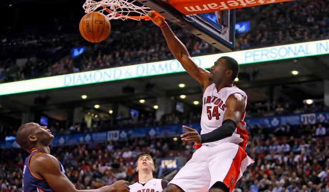 Patrick Patterson is staying in Toronto. (USATSI)