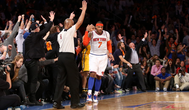 Carmelo Anthony is headed back to New York on a five-year deal.