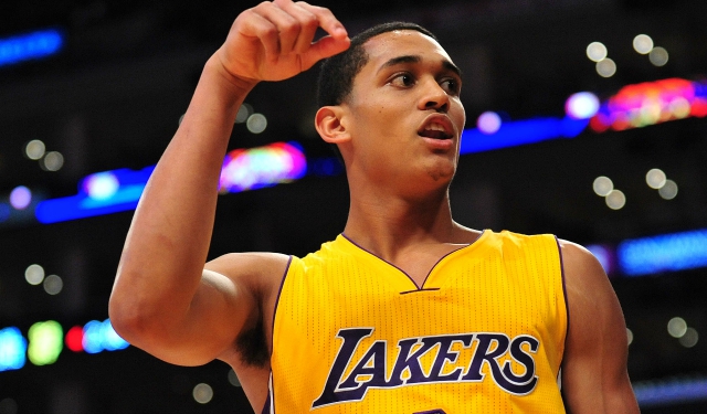 Jordan Clarkson is part of the Lakers' young core.  (USATSI)