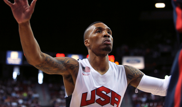 damian lillard team usa jersey