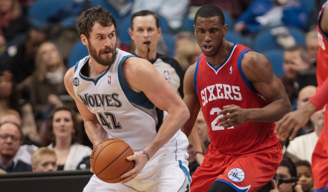 Kevin Love and Thaddeus Young have new challenges ahead of them.  (USATSI)