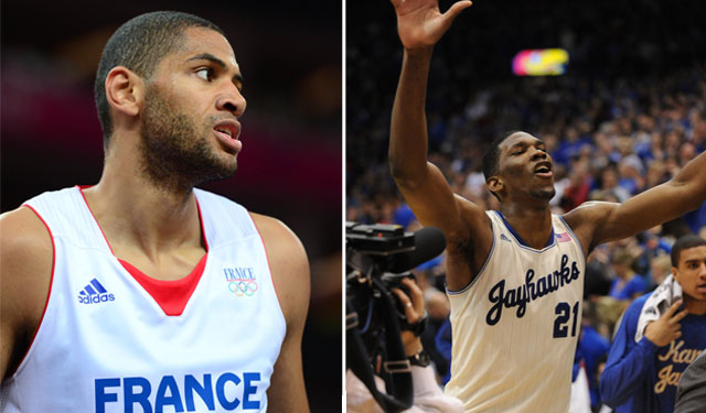 Image result for nicolas batum joel embiid