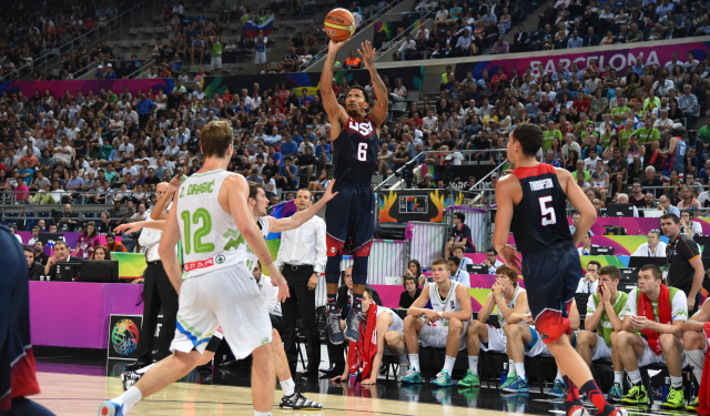 Derrick Rose is coming off his best game of the tournament.  (Getty)