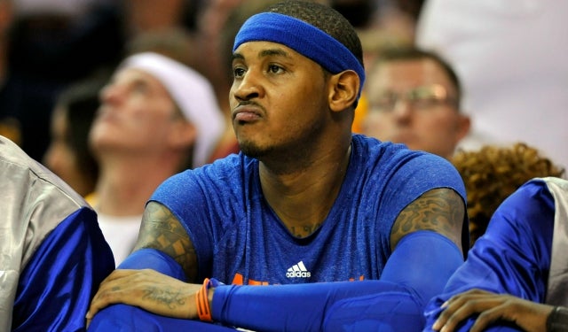 Carmelo Anthony is not pleased with how some people talk about him.  (USATSI)