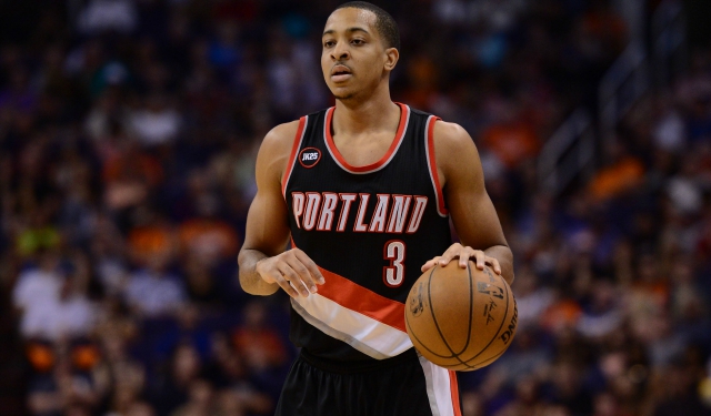 C.J. McCollum is going to have the ball in his hands more often.  (USATSI)
