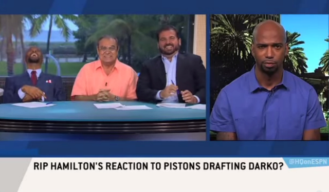 Rip Hamilton: a huuuge fan of the Darko pick.