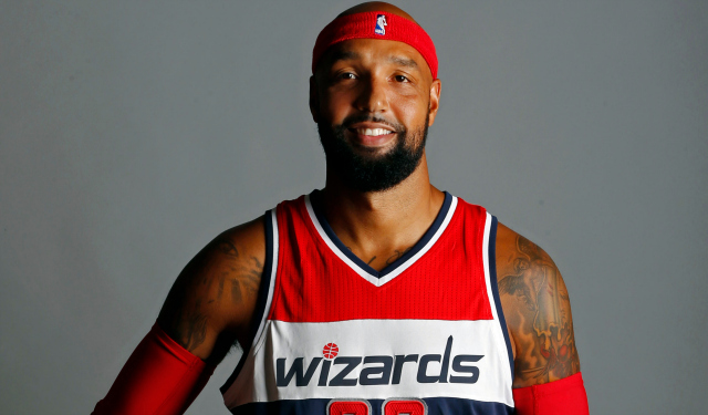 This is Drew Gooden III at media day.  (USATSI)