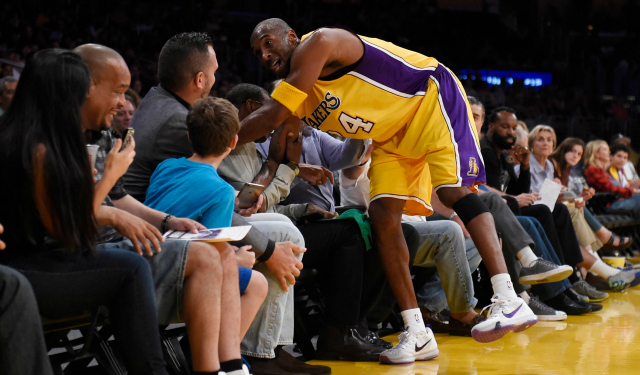 No regrets for Jim Buss and the Kobe Bryant contract. (USATSI)