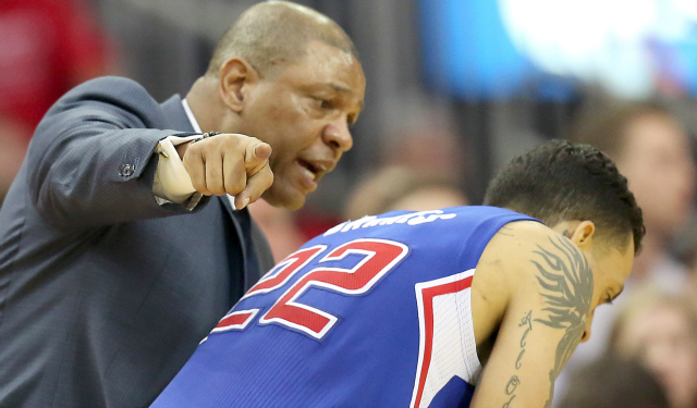 Doc Rivers and Matt Barnes aren't on the best of terms.  (USATSI)