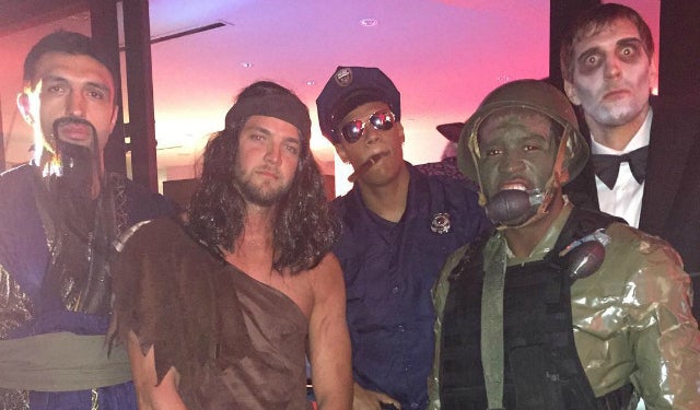 The Mavs enjoy some team bonding. (Instagram)