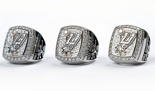 Check out NBA championship rings through the years