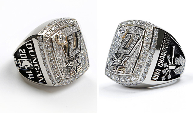 Check out NBA championship rings through the years