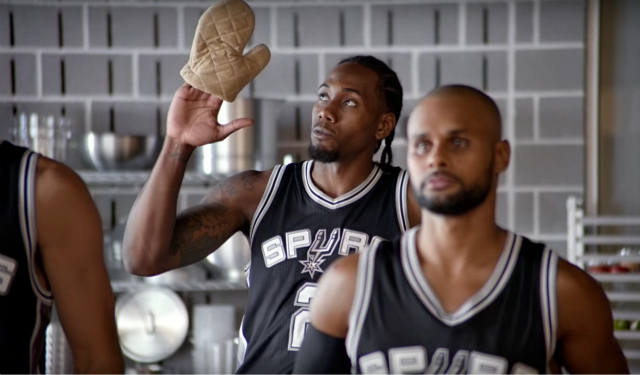 Kawhi leonard store heb commercial