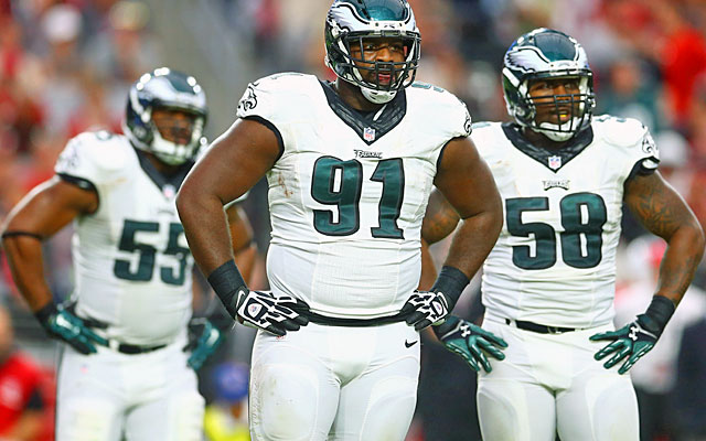 The Panthers must contain pass rushers Brandon Graham, Fletcher Cox and Trent Cole. (USATSI)