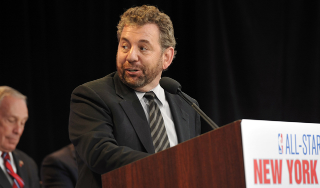 James Dolan is not going to let Woody Allen into the VIP restaurant. (USATSI)