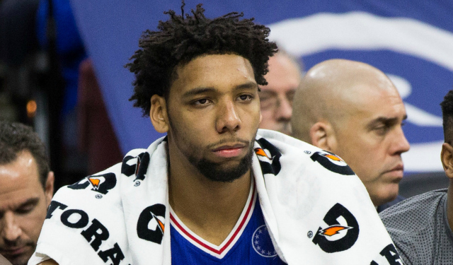 Jahlil Okafor endures another loss.  (USATSI)