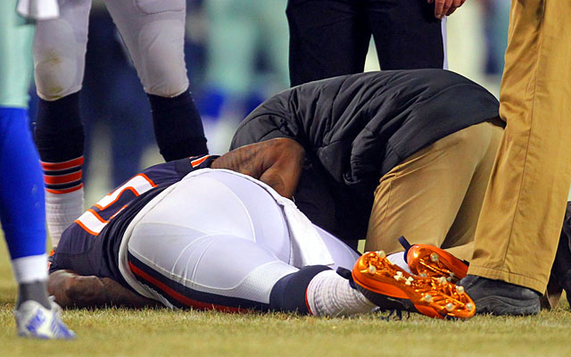 The loss of Brandon Marshall will hurt the Bears, but not as much as you'd think. (USATSI)
