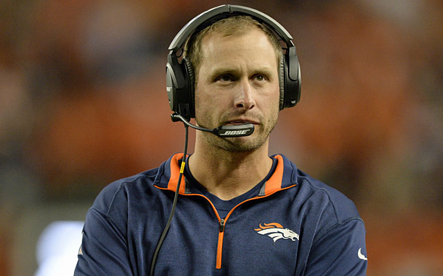 Broncos offensive coordinator Adam Gase is expected to be targeted by a few NFL teams, possibly the Falcons. (Getty)