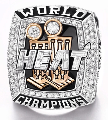 Sold at Auction: Miami Heat Championship Ring 2012-13 NBA season