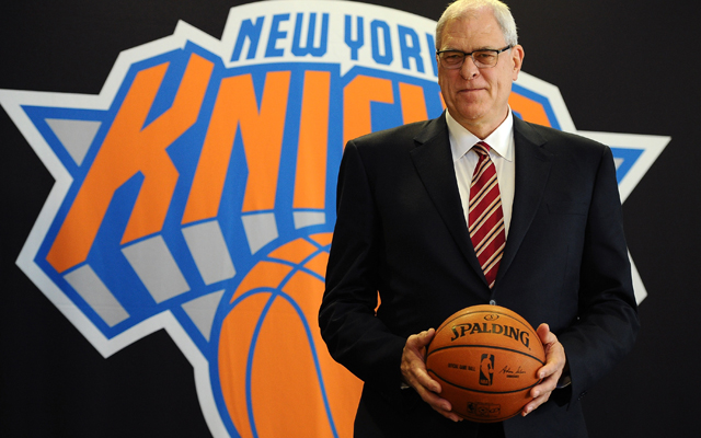 Phil Jackson talks about his own roster.   (USATSI)