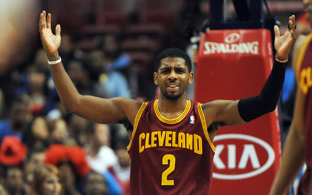 Cleveland, Kyrie loves you THIS much. (USATSI)