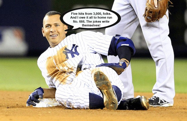 A-Rod 2,995 hits and 666th home run