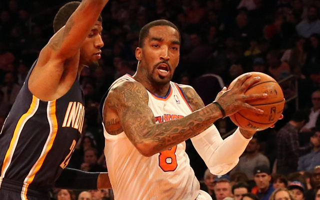 J.R. Smith reportedly had swelling in his knee in the playoffs.    (Nike)