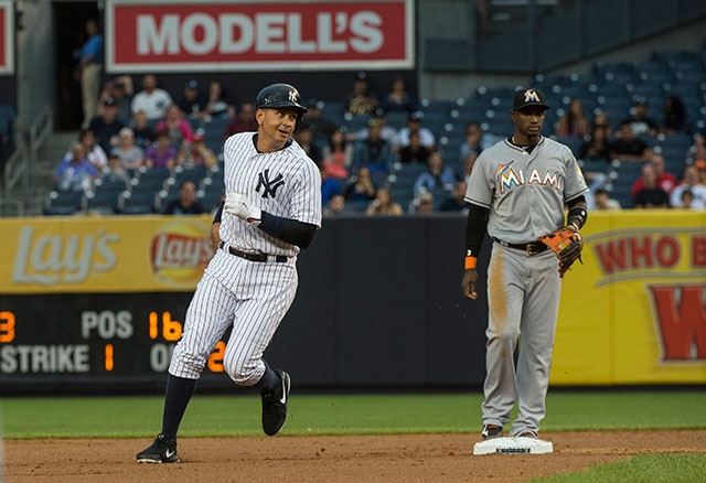 A-Rod is just one hit shy of 3,000 for his career.
