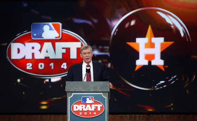 Bud Selig called Brady Aiken’s name for the Astros, but the two sides failed to reach an agreement. (Getty)