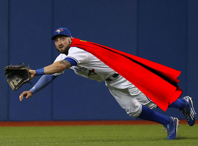 Blue Jays centre fielder Kevin Pillar on 'Superman' catches, perfecting  routes and football - The Athletic