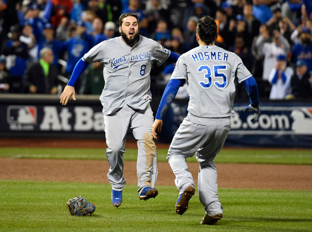 Kansas City Royals Eric Hosmer Slides Into Home Plate During Game 5 Of The  2015 World Series 8x10 Photo Picture at 's Sports Collectibles Store