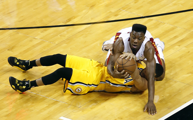 The Pacers pulled Miami into a wrestling match in Game 1. (USATSI)