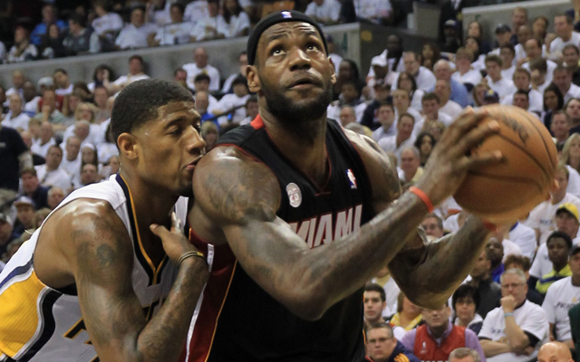 LeBron James and the Heat dominated Paul George and the Pacers. (USATSI)