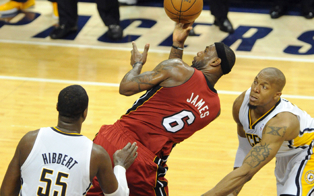 Hibbert and the Pacers took advantage of an ugly game. (USATSI)