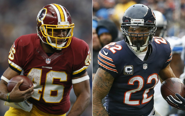 Will Alfred Morris or Matt Forte join the Patriots in 2016? (USATSI)