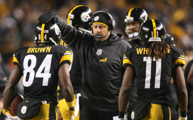 Antonio Brown (left) and Marcus Wheaton help give the Steelers another No. 1 ranking. (USATSI)