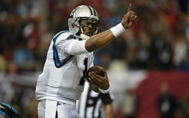 Cam Newton will be rocking a real baby to sleep now. (USATSI)