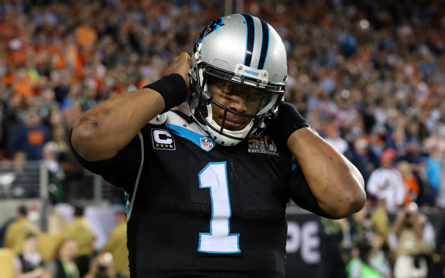 Cam Newton pouts after Super Bowl loss, Sports