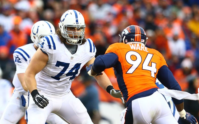 Anthony Castonzo is a rare plus on Indy's offensive line. (USATSI)