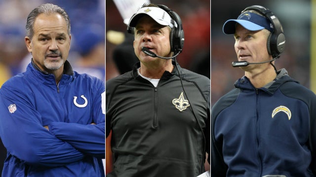 Chuck Pagano, Sean Payton and Mike McCoy are all surprisingly staying put. (USATSI)
